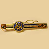Tie clip with the initials